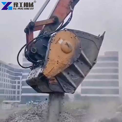 crusher attachment for excavator application