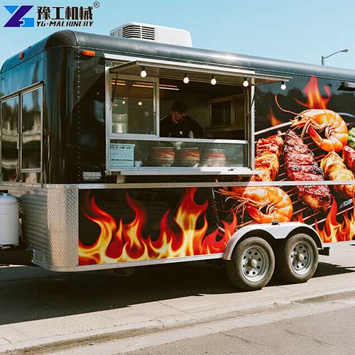 custom food catering trailer
