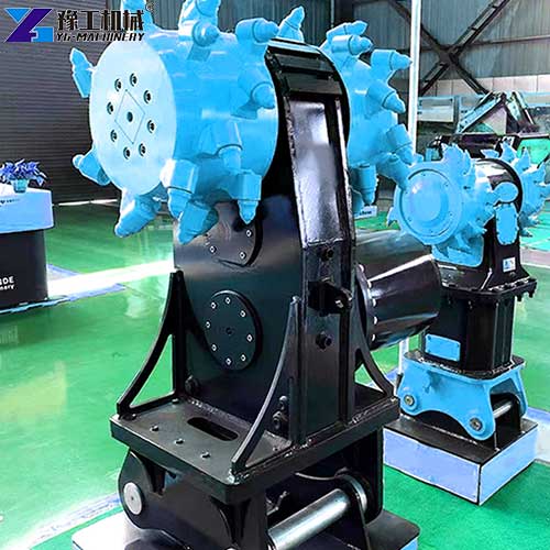 drum cutter attachment for excavator