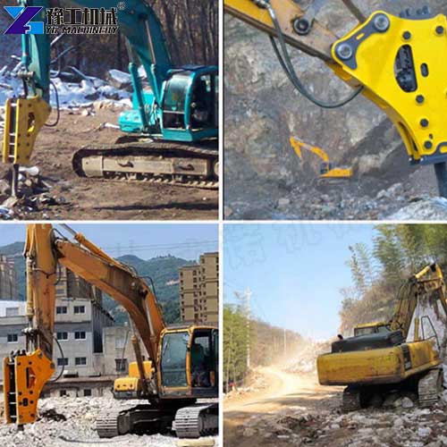 excavator breaker hammer usage
