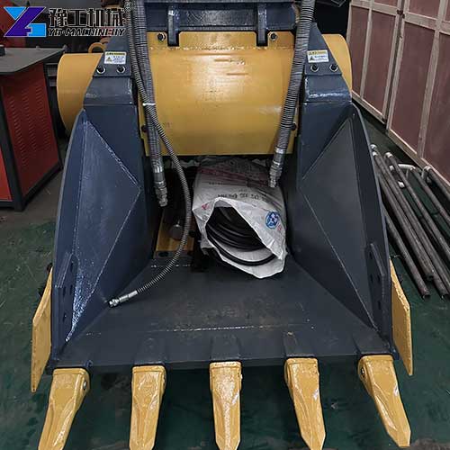 excavator bucket attachments application
