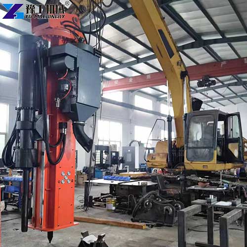 excavator drill and splitting machine price