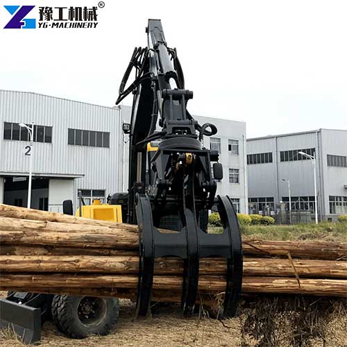 excavator log grab application