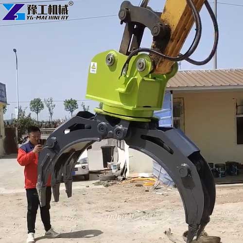excavator log grapple for sales