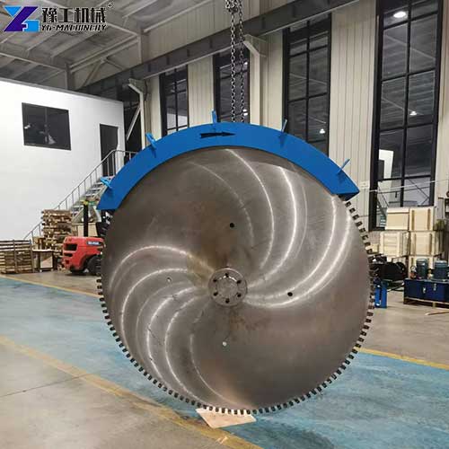excavator mounted rock saw