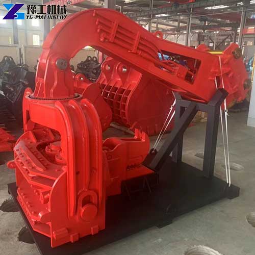 excavator pile driver attachment type