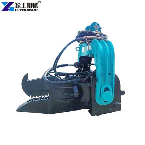 excavator pile driver