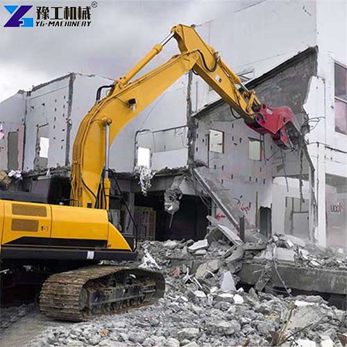 excavator pulverizer application