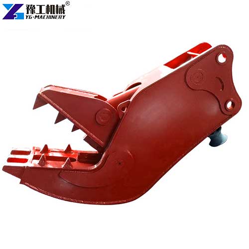 excavator pulverizer attachment