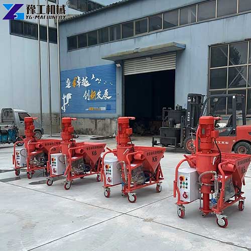 gypsum plaster spray machine models