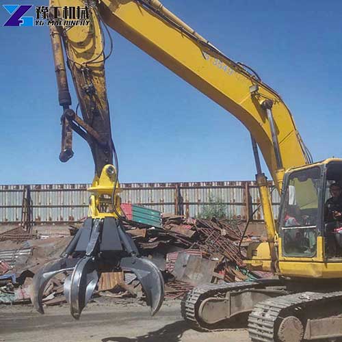 hydraulic orange peel grab application