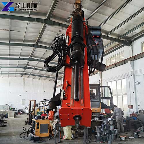 hydraulic rock drill and splitter application