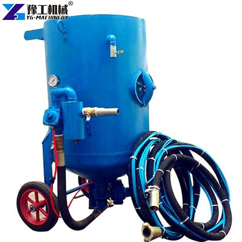 industrial sand blaster machine sold to spain