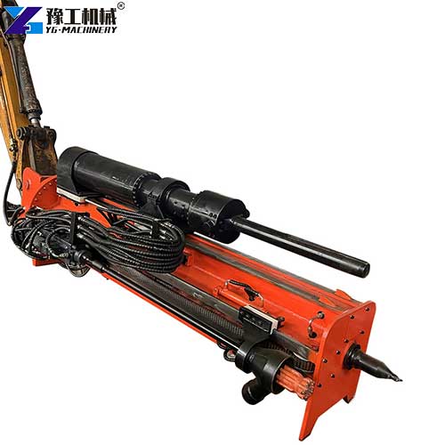 integrated rock drill and splitter