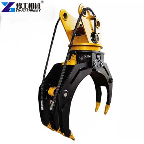 log grapple for excavator model