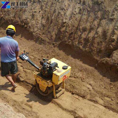 mini road roller use in Brazil