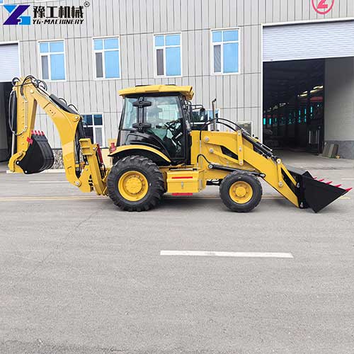 mini tractor loader backhoe display