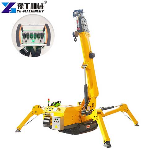 mobile spider crane sold to france