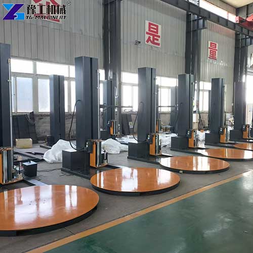 pallet packing machine factory display