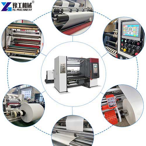paper roll slitting rewinding machine