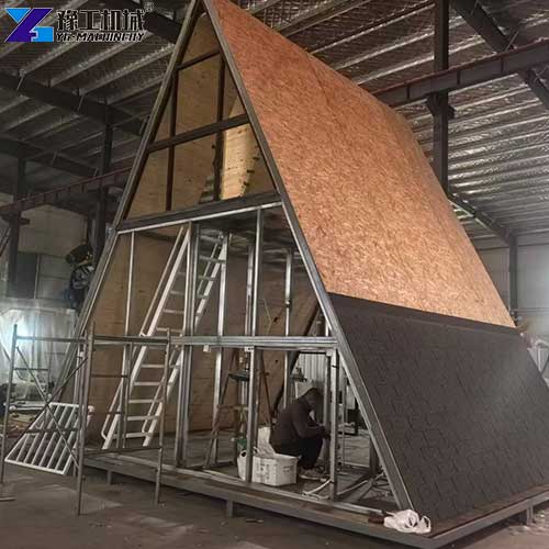 prefab triangle house model