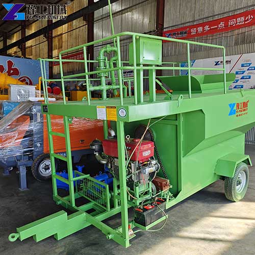 small hydroseeding machine with wheels