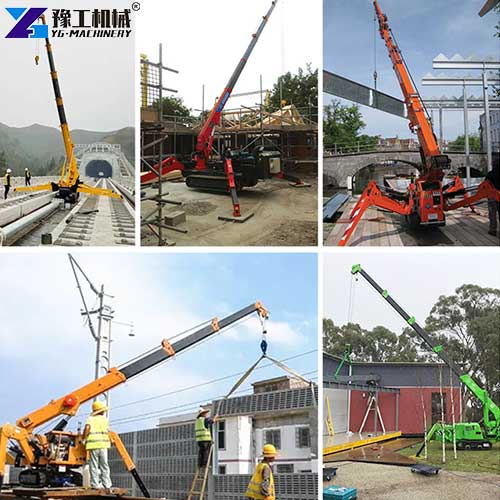 small spider crane usages