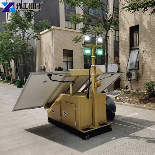 solar portable light tower type