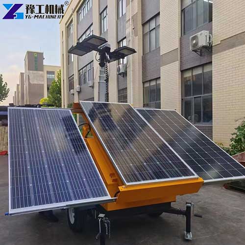 solar powered portable light tower