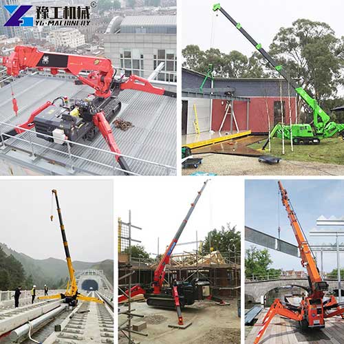 tracked mini crane applications