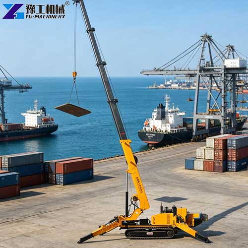 tracked mini crane usage