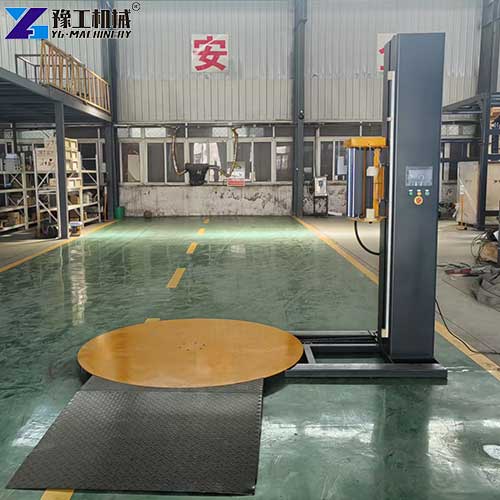 wrapping machine for pallets