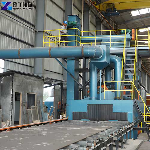 conveyor shot blasting machine application