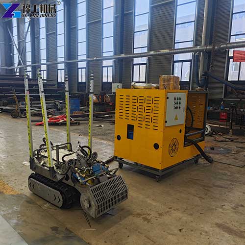 dredging robot working site