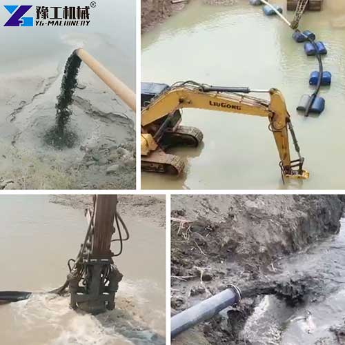 excavator dredge attachment usages