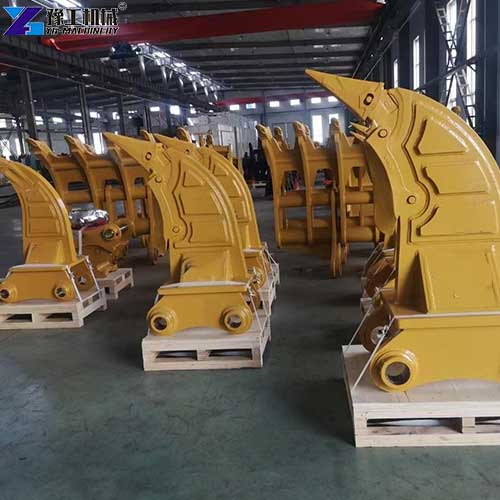 excavator ripper attachment factory display