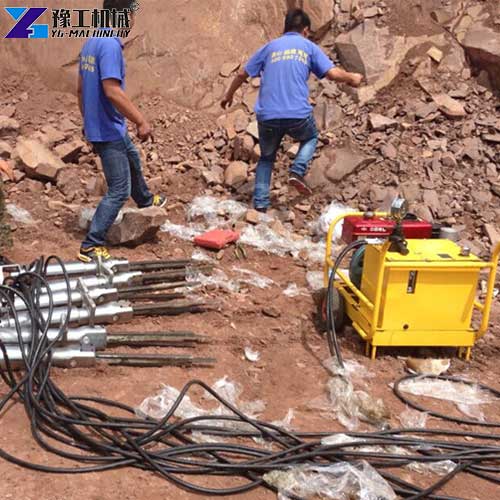 hydrasplit stone splitter application