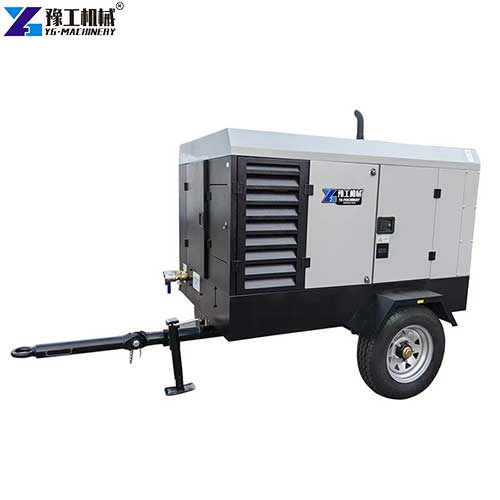 portable rotary screw air compressor