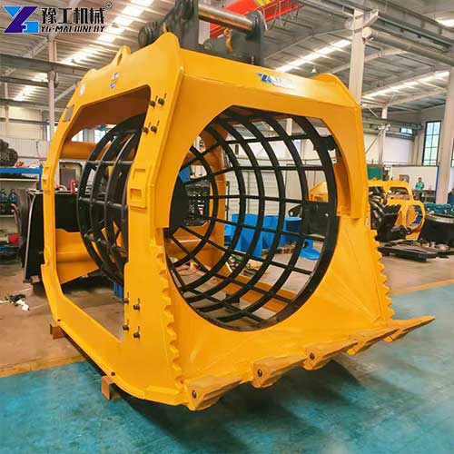 rock screening bucket for excavators