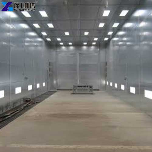 sand blasting room detail