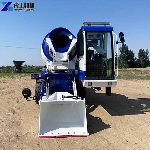 self loading concrete truck mixer display