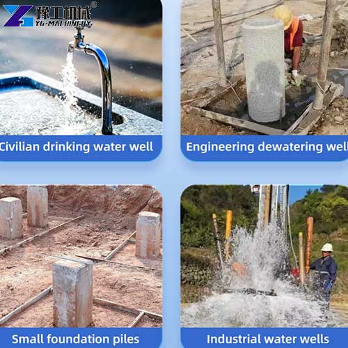 small water well drilling rig applications