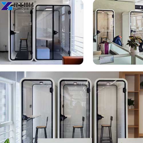 soundproof cabin display
