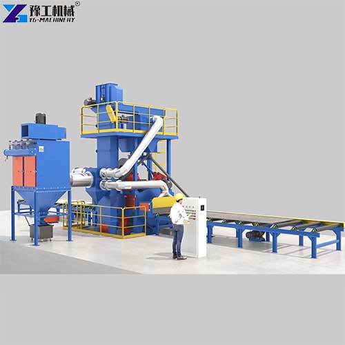 steel shot blasting machine application