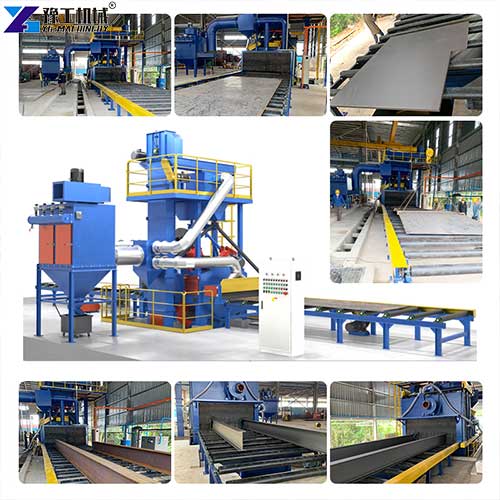 steel shot blasting machine details
