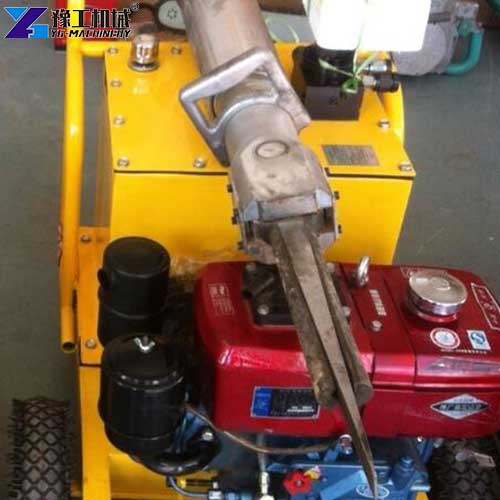 stone splitter hydraulic display