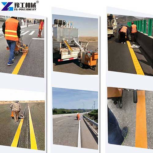 thermoplastic striping machine usages