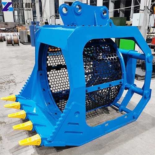 yg mini digger screening bucket