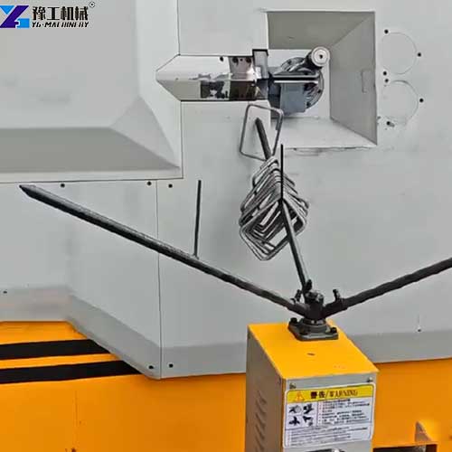 automatic stirrup bending machine working site