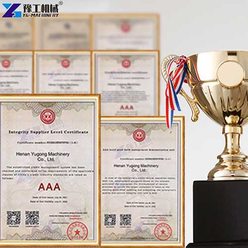 certificate of small road roller